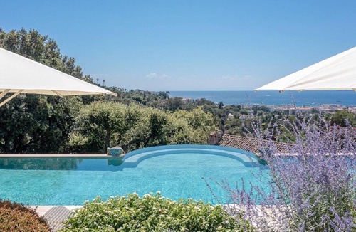 Vallauris Villa | Modern 5 bedroom villa with sea view and huge swimming pool, Cannes