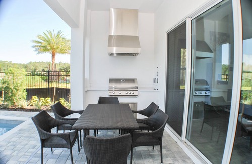 Reunion House | Modern Home w/Custom Pool/Spa, Golf View IMAX Theater, Arcade, Resort Access