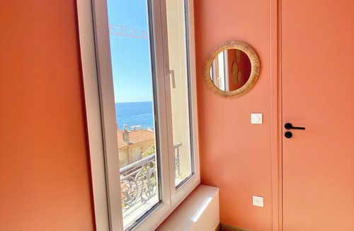Cap d'Ail Apartment | 🏁 Modern Sea-View Flat – A/C, High-Speed Wi-Fi – 15 min walk from Monaco GP F1