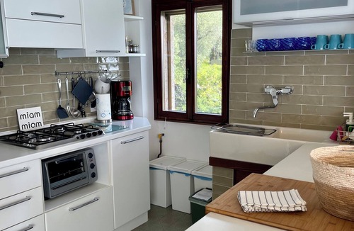 Torri del Benaco Condo | Modern vacation apartment with lake view on Lake Garda