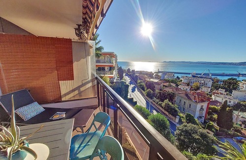 Lazaret Apartment | N&J - PANORAMA AZUR - Sea View - Parking