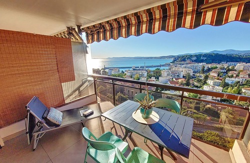 Lazaret Apartment | N&J - PANORAMA AZUR - Sea View - Parking