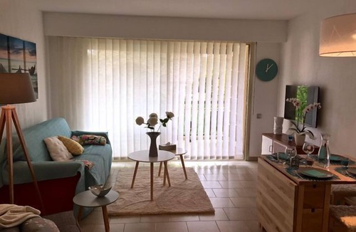 Antibes Apartment | New studio 3 people - Absolute calm - Ponteil & Salis Beaches
