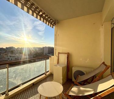 La Californie Apartment | NICE, Exceptional Sea View, Top Floor, Parking