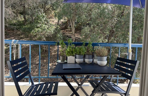 Mont Boron Condo | NICE, EXCEPTIONAL SEA VIEWS, 2 BEDROOMS WITH A/C OPEN ON A FOREST,GARAGE FOR EV