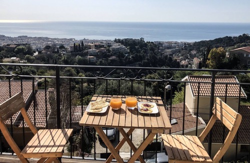 Saint Pierre de Feric Apartment | NICE - MAGNIFICENT APARTMENT PANORAMIC SEA VIEW