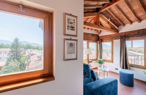 Lucca Historical Center Apartment | Panoramic penthouse with views and elevator in Lucca