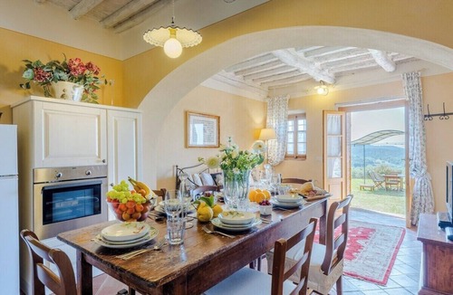 Capannori Villa | Podere Oasi, private villa with fenced pool, view, WiFi