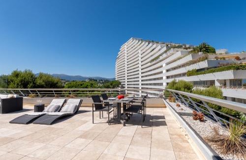 Villeneuve Loubet Beach Apartment | Séjour Luxe - Vue panoramique