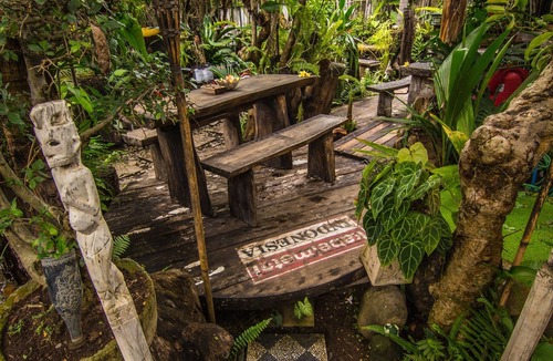 Kaliasem House | Santhika Bed and Breakfast Lumbung bungalow