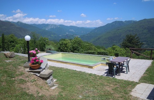 Guzzano-pieve di Controne Villa | Small Private Villa In Hill Village,Pool & garden,Bagni di Lucca, Tuscany Ital