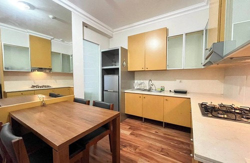 Bandung Apartment | Spacious White 3Br At Grand Setiabudi Apartment