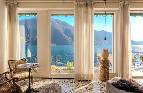 Valsolda Villa | Stunning private villa for 5 people with WIFI, patio, pets allowed and panoramic view