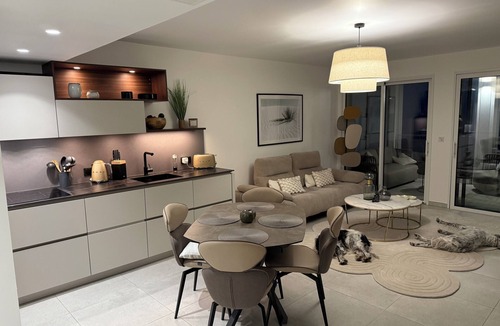Eze Apartment | Superb two bedroom apartment with views of Mediterranean Sea and Eze village