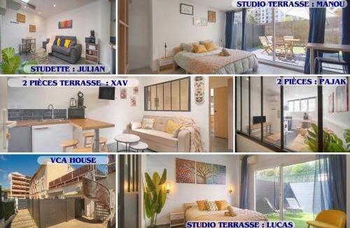 Prado - Republique Apartment | VCA House -5 appartements - 15Min Mer- Wifi-Clim