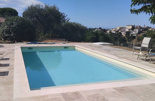 Colomars Villa | Villa 20 minutes from Nice with 4 bedrooms, swimming pool, parking and panoramic sea view