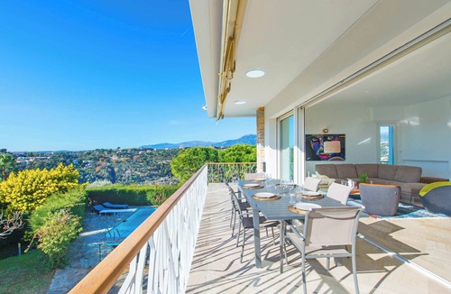 Cagnes-sur-Mer House | Villa Grenouillere - Vue Mer - Fitness - Sauna
