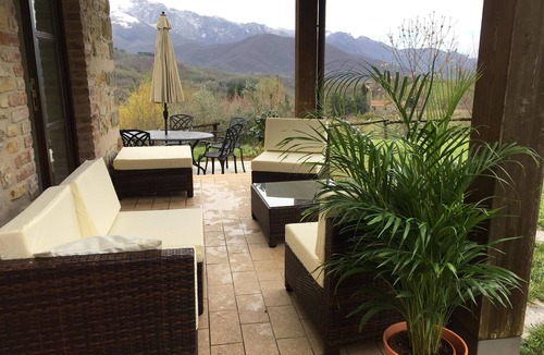Casola in Lunigiana Villa | Villa in 2 Acres: Large Heated Private Pool; 360 deg. Stunning Views; Free WIFI