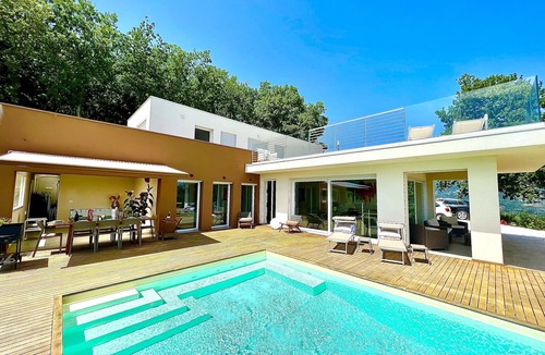 Massarosa Villa | Villa Olympia - Pool Sea View Mountains Lake Nature Sleeps 8 Air Con Wi-Fi