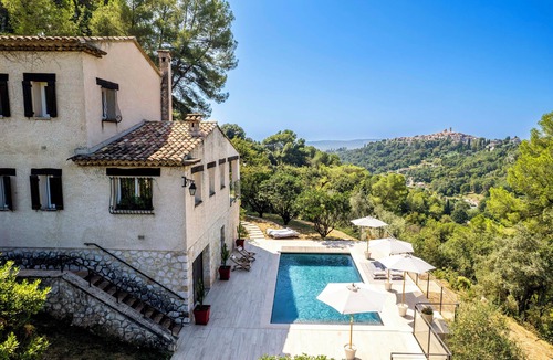 Vence Villa | Villa Vence - 4 bdrs, big pool and fantastic view