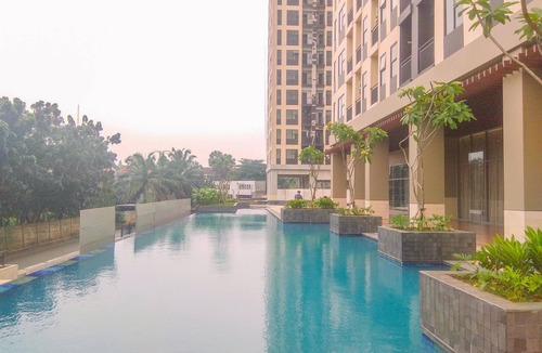 Bekasi Apartment | Warm And Minimalist Studio Room Transpark Cibubur Apartment