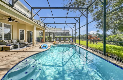 Windsor Hills House | Windsor Hills Tasteful Themed Home w/Heated Pool/Spa ~ 3 Miles to Disney World!