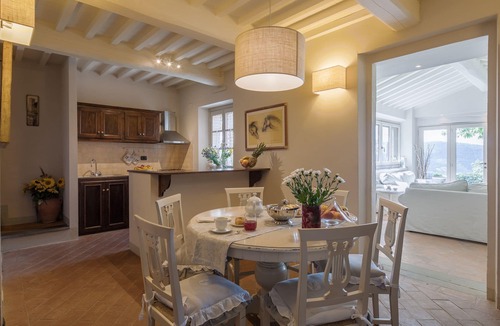Pieve di Chio Villa | Wonderful private villa with WIFI, A/C, private pool, TV, patio and panoramic view, close to Cor.