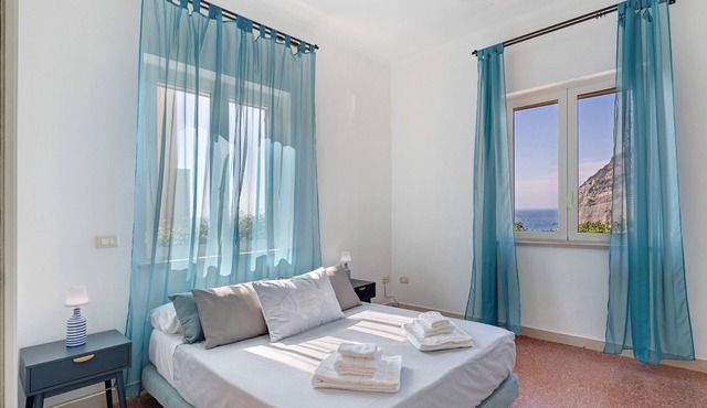 Apartment 'Ebbrezza Di Mare' with Sea View, Private Terrace, Air Conditioning, and Wi-Fi