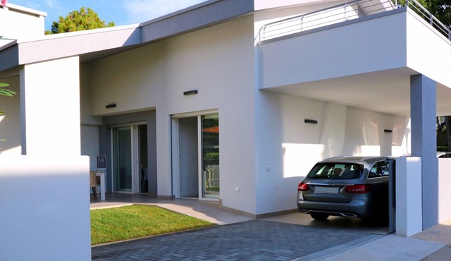 Brand new villa with private fenced garden