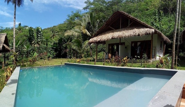 Bungalow tropical king bed