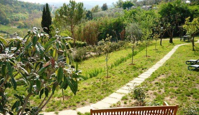 Cosy apartment in villa for 2 guests with WIFI, pool and TV, close to San Gimignano