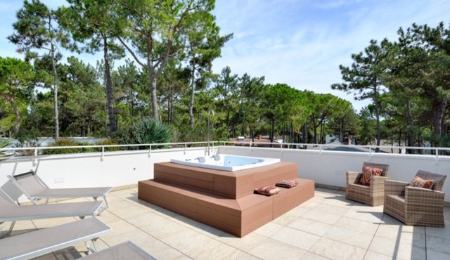 Elegant villa with hot tub