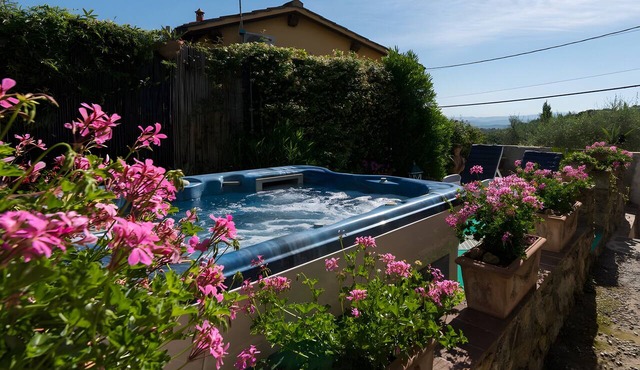 Historic Villa with Florence View and Hot Tub
