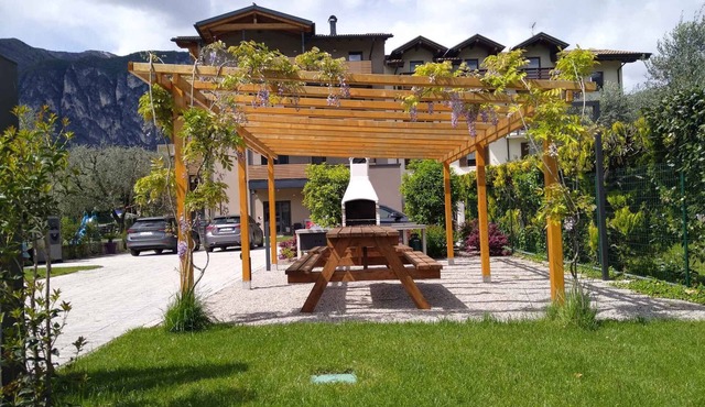 Holiday apartment New building with balcony and air conditioning