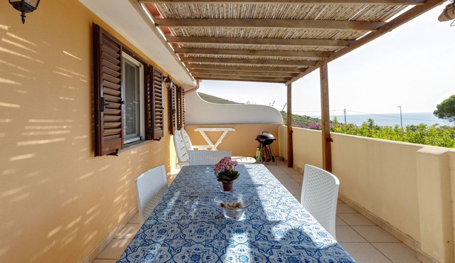 Holiday Home 'Carezza Di Sole' with Sea View, Private Terrace and Wi-Fi