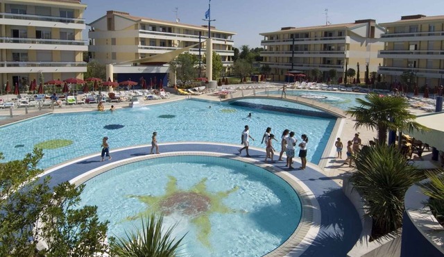 Hotel apartment with air conditioning and balcony