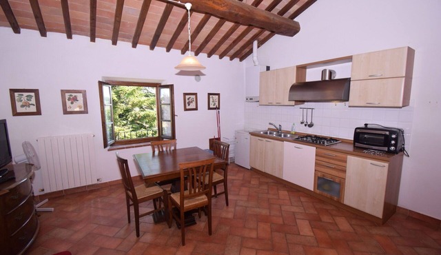 Lovely apartment for 3 guests with pool, A/C, WIFI, TV and pets allowed, close to Siena