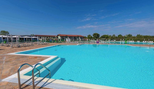 Mobile home in a holiday resort