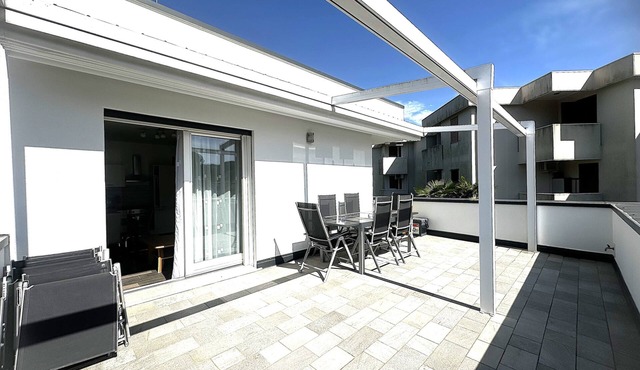 Modern family flat with a terrace