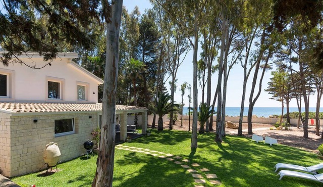 Private sea front house