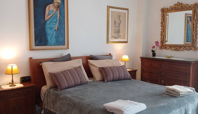 Spacious 3-bedroom apartment with AC, WiFi in beautiful Napoli