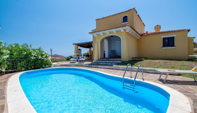 Villa "Azzurra" with Sea View, Pool and Garden