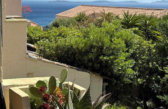 Air-conditioned apartment golfe de st Tropez residence with magnificent swimming pool