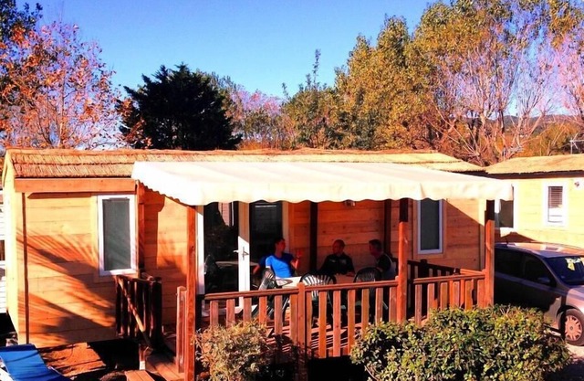 Camping Les Prairies de la Mer ***** - Exotic Lodge 3 Rooms 4 People