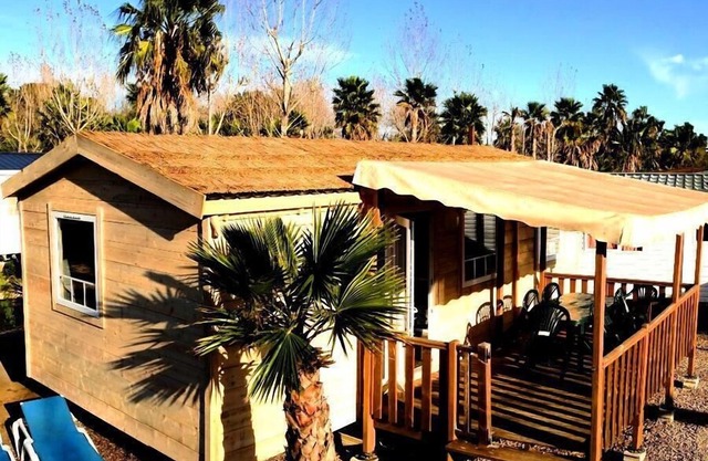 Camping Les Prairies de la Mer ***** - Exotic Lodge 4 Rooms 6 People