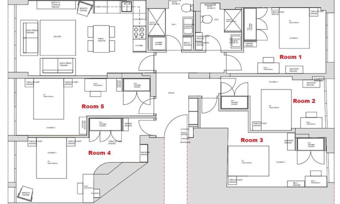 Les Baumettes Resort | 110 m² Private room ∙ 1 bedroom ∙ 1 guest