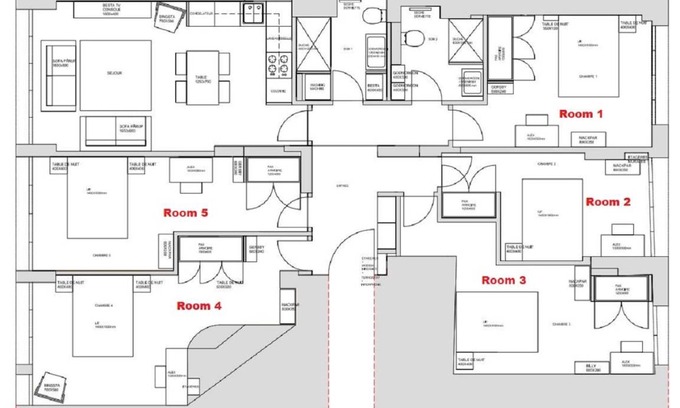 Les Baumettes Resort | 110 m² Private room ∙ 1 bedroom ∙ 1 guest