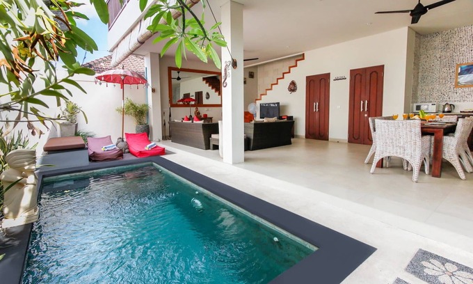 Sunset Road Villa | 2BR Villa Located In Legian! - ONLY 16Min Walk To The Beautiful Seminyak Beach!