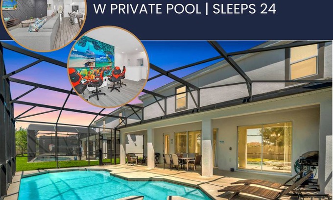 Kissimmee House | 427 m² House ∙ 10 bedrooms ∙ 24 guests