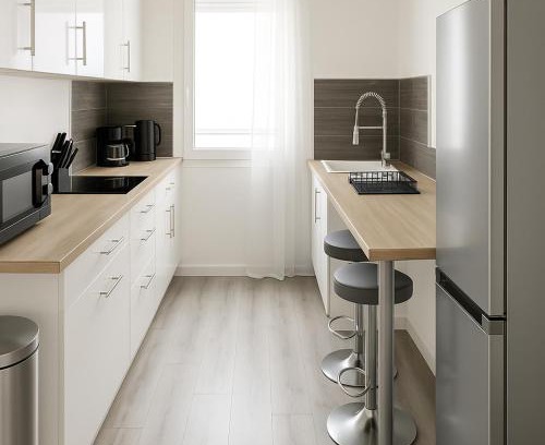 La Madeleine Apartment | Beau T3 tout équipé avec grand écran et Wi-Fi performant